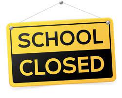 school closed flyer